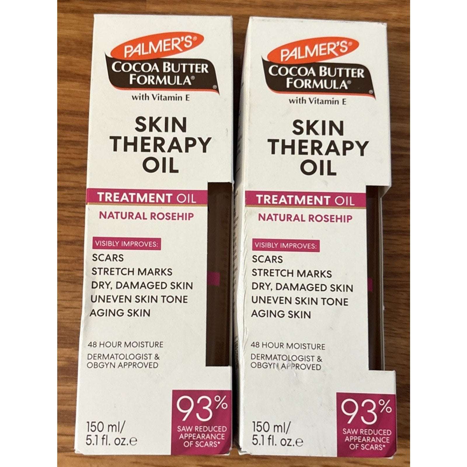2x Palmer's Cocoa Butter Skin Therapy Body Oil Rosehip w/ Vitamin E 5.1 fl oz