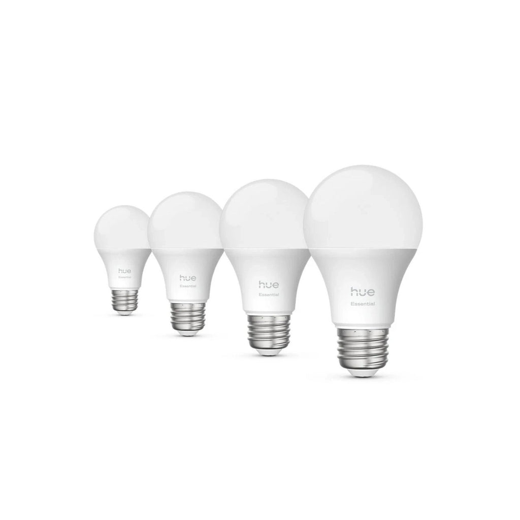4PK Philips Hue Essential A19 E26 Smart Bulb 800lm 8.8W White & Color Ambiance