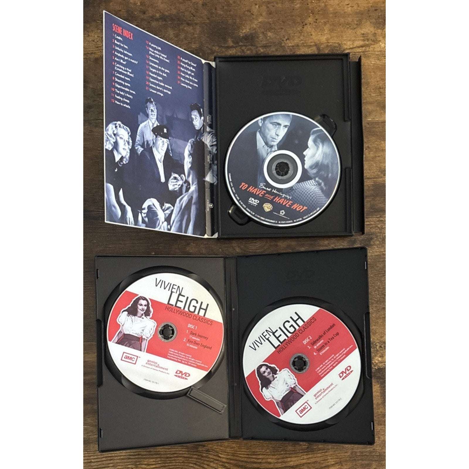 8 DVDs 11 Films Humphrey Bogart Casablanca, The Big Sleep Greta Garbo Ninotchka+