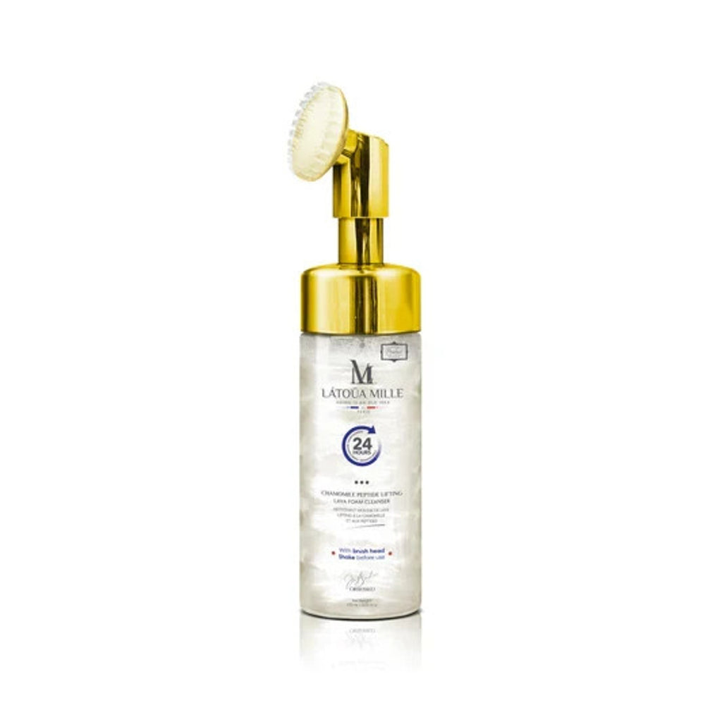 3Pc LATOUA MILLE Silver Lava Foam, Chamomile Lifting & Milk Cleanser Hyaluronic+