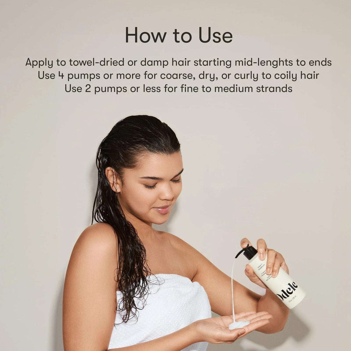Odele Leave-In Conditioner, Deep Moisture & Frizz Control, All Hair Types, 8 oz