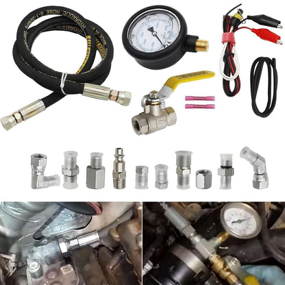 Ford F250 F350 6.0L & 7.3L Powerstroke 6000PSI Fuel Pressure Test Kit Hpop Gauge