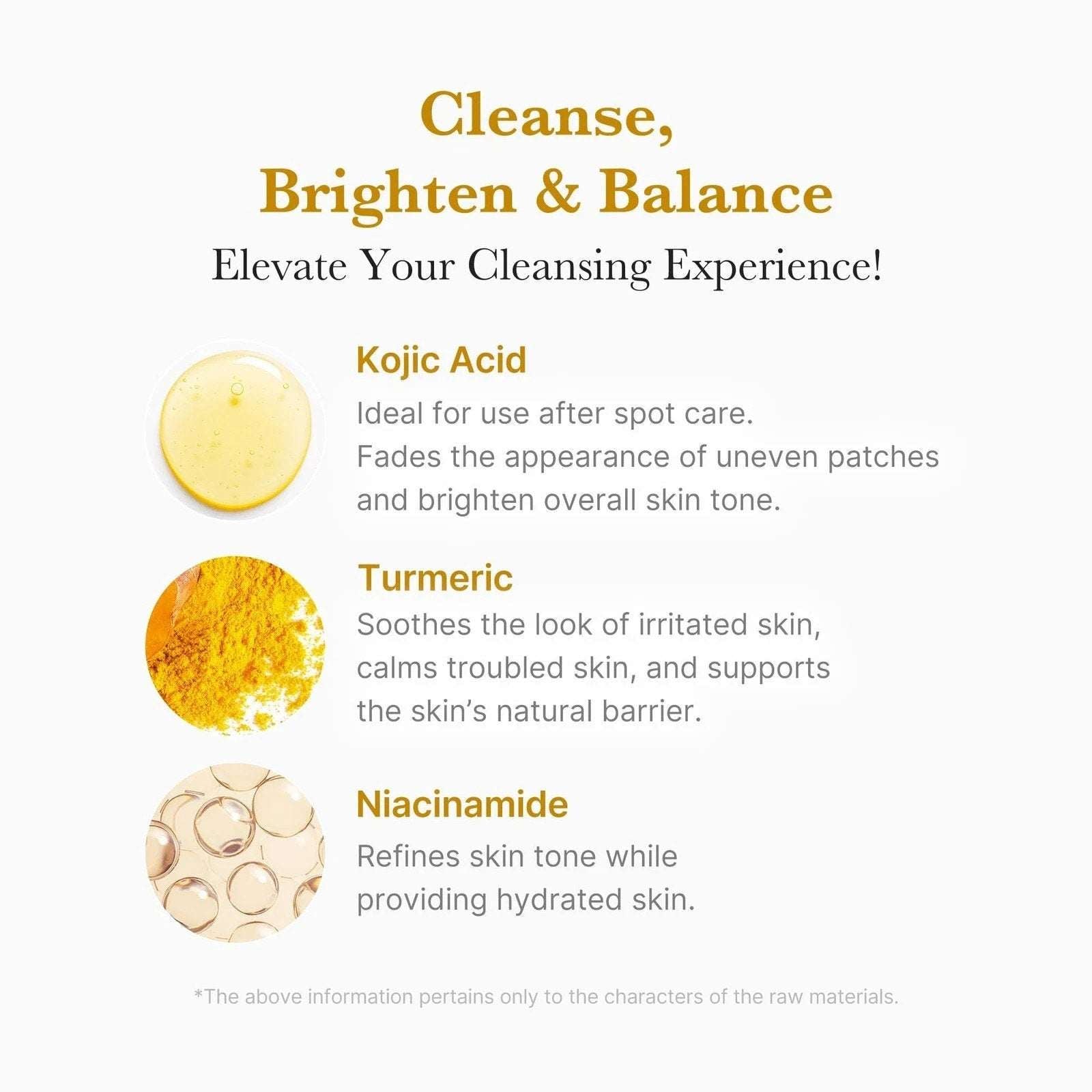 MEDICUBE Kojic Acid Turmeric Toning Cleanser, 4.23 oz New/Sealed EXP 12/2027