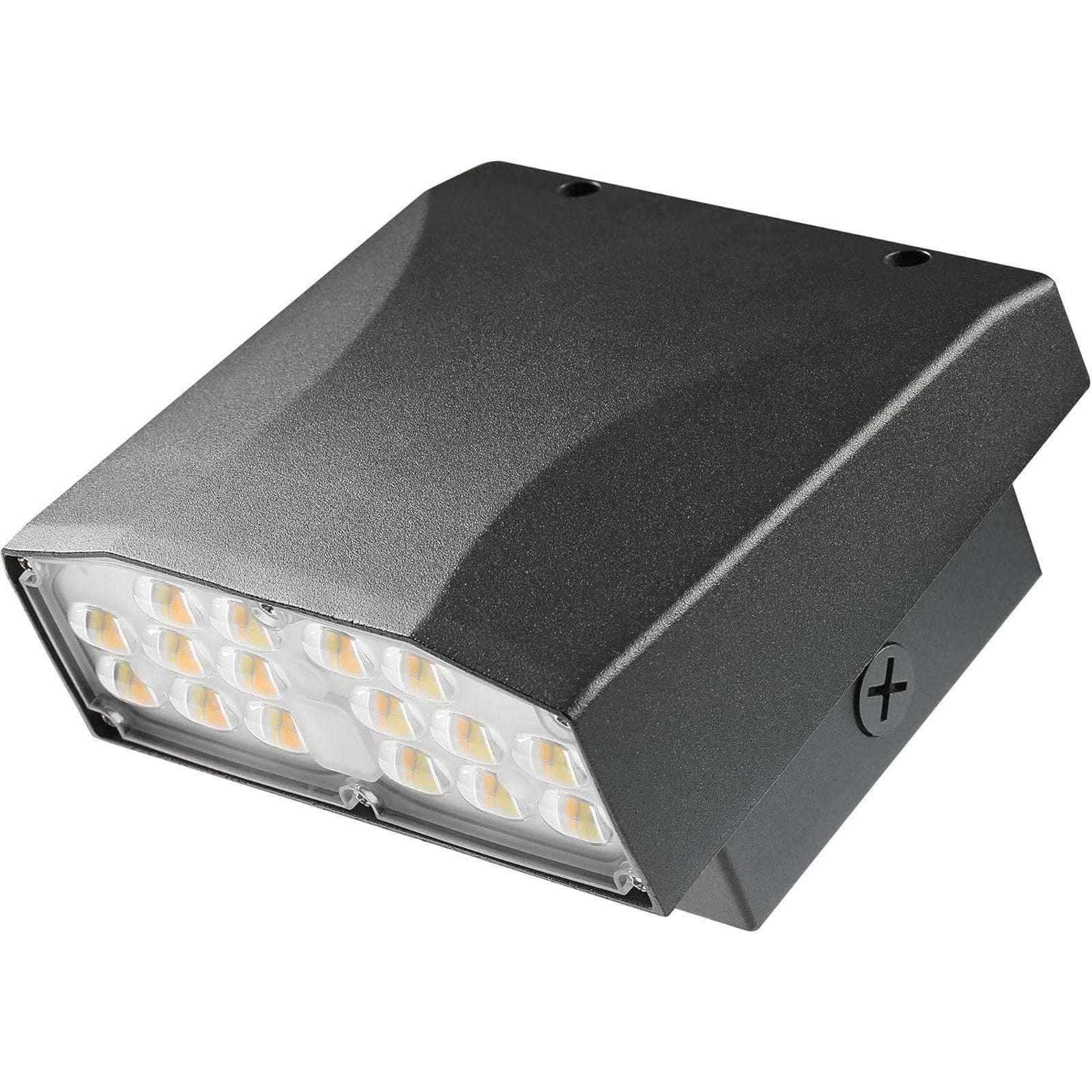 Garrini 30W Dusk to Dawn LED Wall Pack Security Light w/ Adjustable CCT & Power