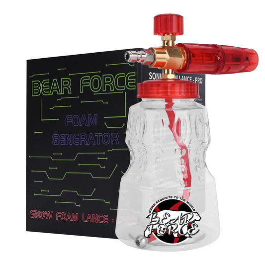 BEAR FORCE 360° Rotating Big Mouth Snow Foam Lance Generator 1/4” Quick Connect