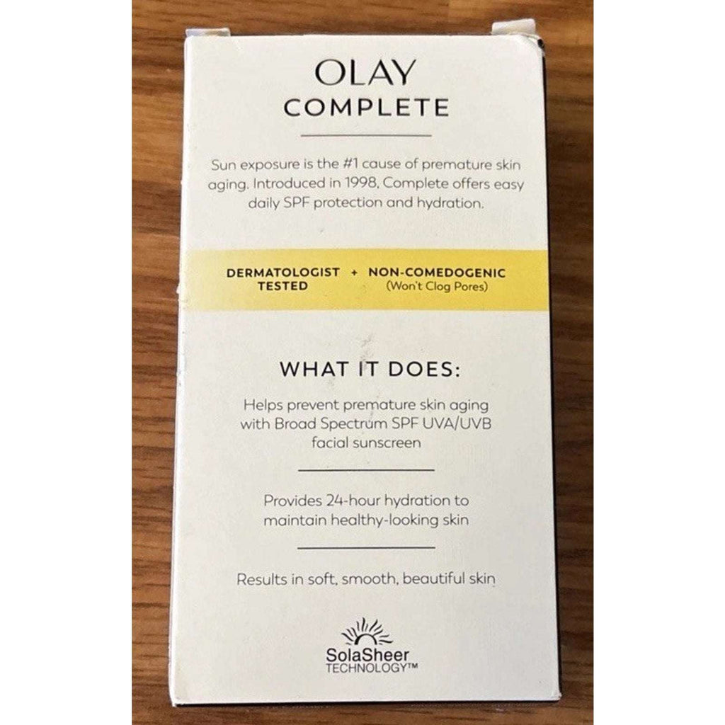 Olay COMPLETE Lightweight 24hr Moisturizer SPF 15 Normal to Oily Skin 6oz 07/27