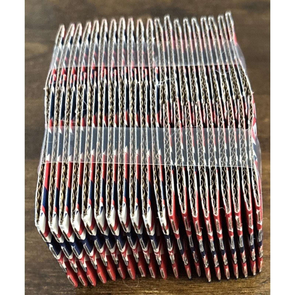 Disposable Coffee Cup Sleeves for Hot or Cold Drinks Patriotic Fits 10oz - 24oz
