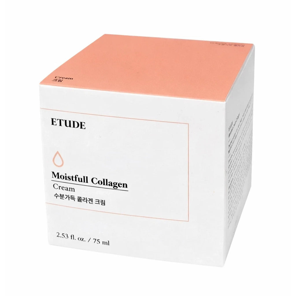 ETUDE Moistfull Super Collagen Cream 2.53 fl oz 75 ml - New in Box - K-Beauty