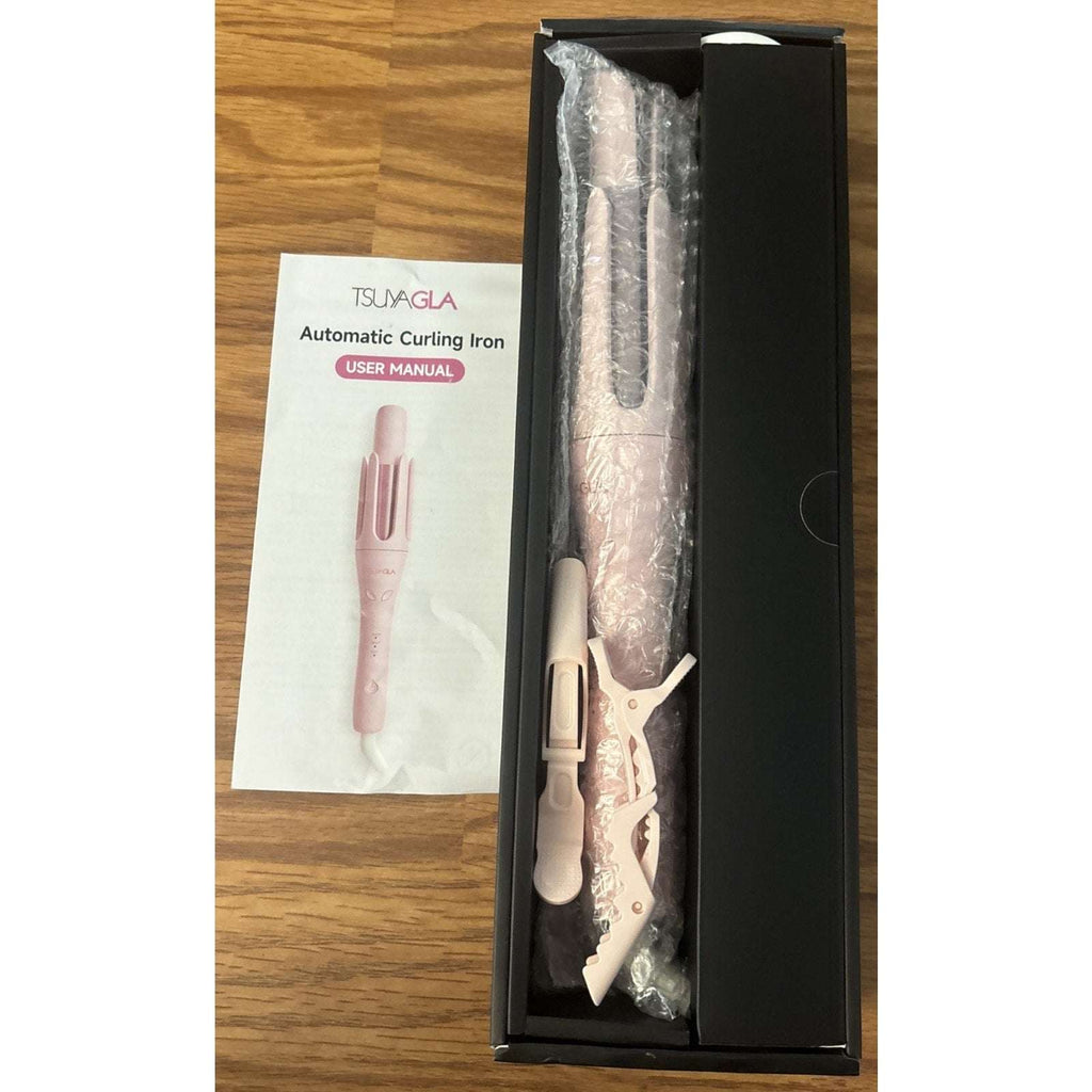 TSUYAGLA Automatic Curling Iron, 1 inch Rotating Hair Curler w 2-Way Rotation NEW