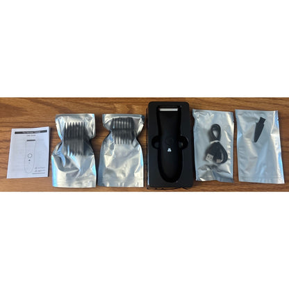 Meridian The Trimmer Whole Body Hair Trimmer Waterproof & Rechargeable in ONYX