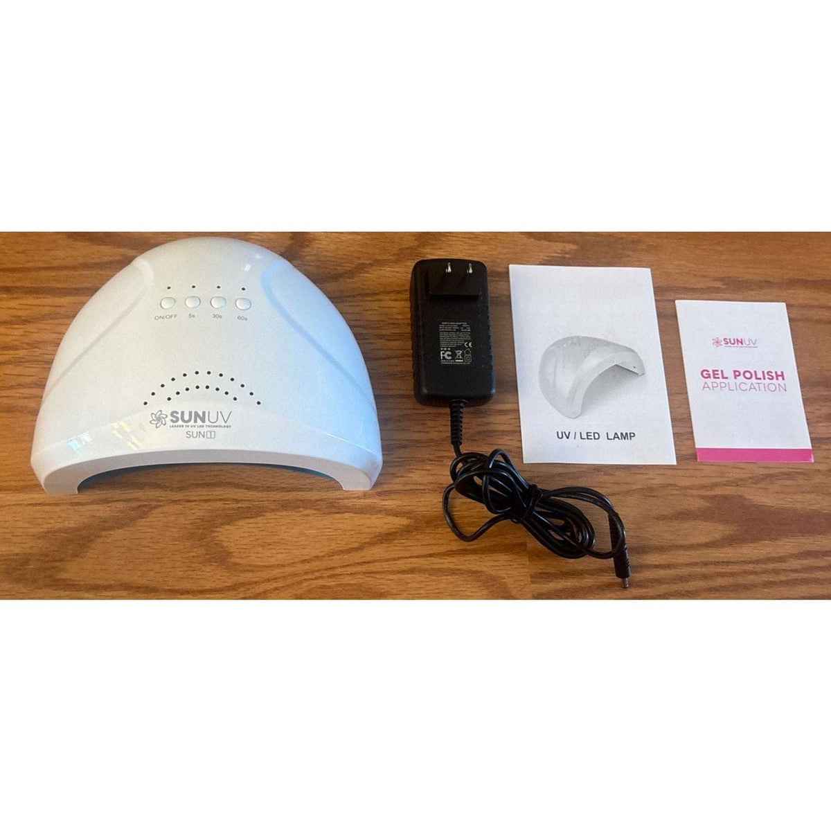 SUNUV SUNONE 2-in-1 UV LED Nail Lamp Quick-Dry Timer Memory Auto-Sensing White