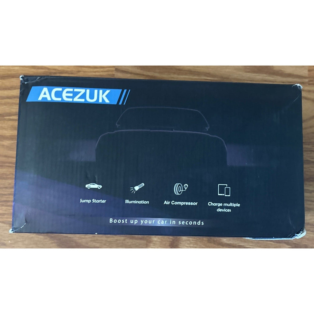 ACEZUK 150PSI 8000A 12V Car Battery Jump Starter, Air Compressor, 21800mAH Power
