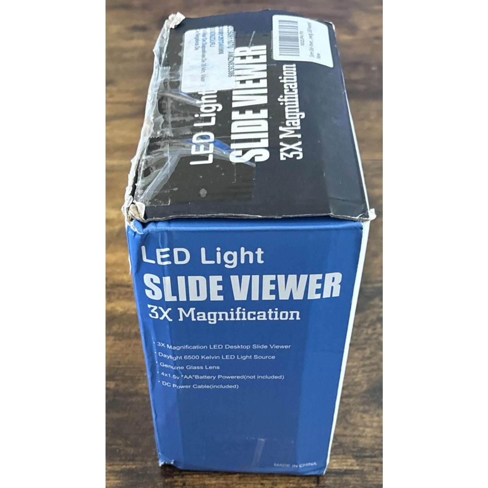 35mm Slide & Film Negative Viewer, 3X Magnification, LED Lighted USB & Battery