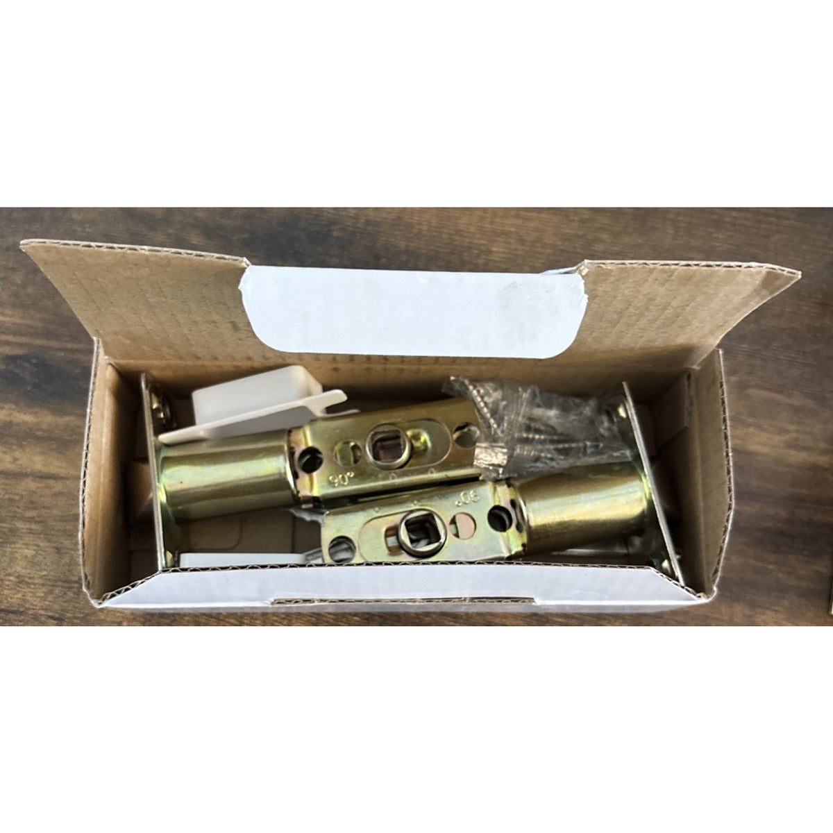 2Pk BESTTEN Keyed Entry Door Knob w/ Lock Satin Nickel Round Interior & Exterior