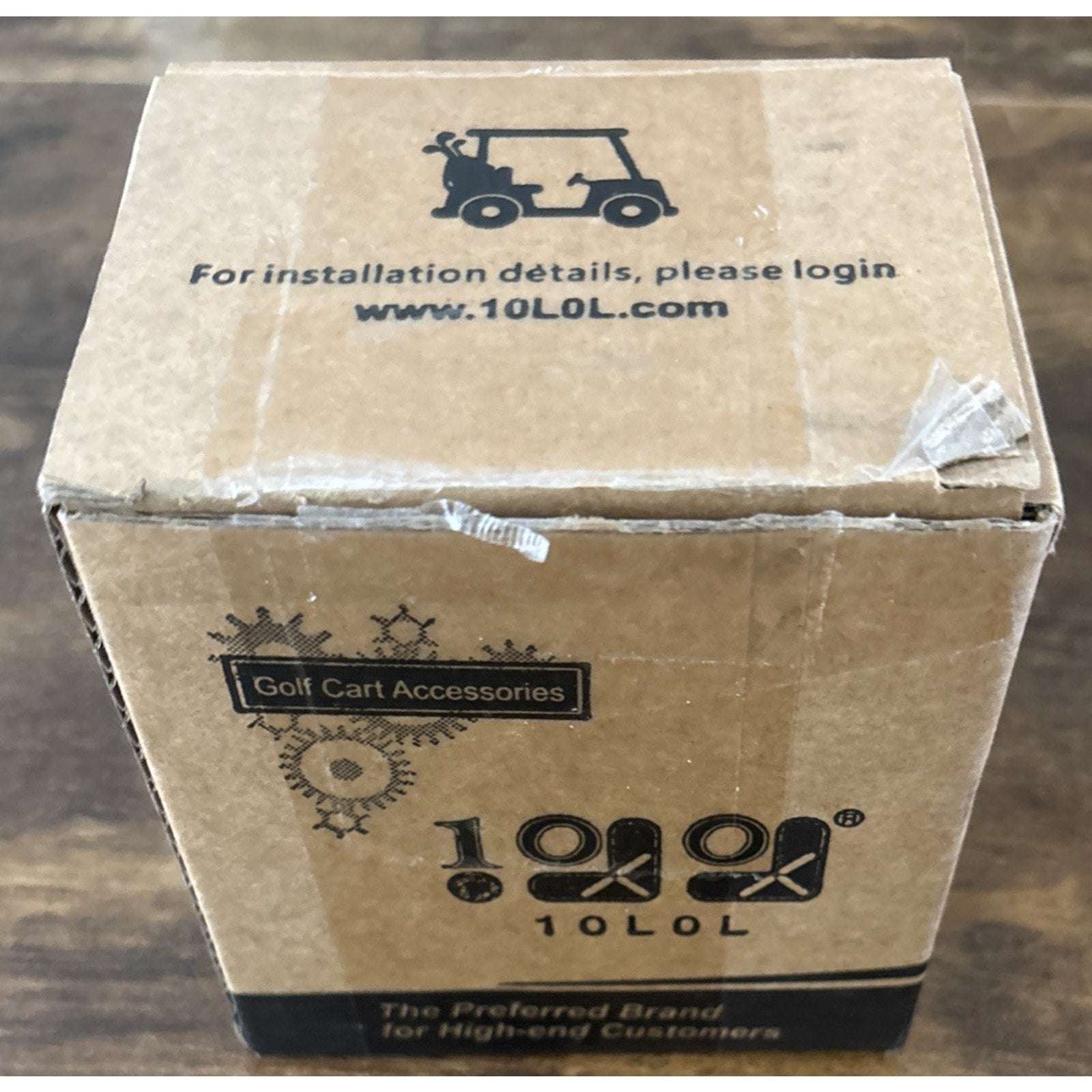 10L0L Golf Cart Key Switch Panel Dual USB Charger, Voltmeter & F/R EZGO TXT PDS