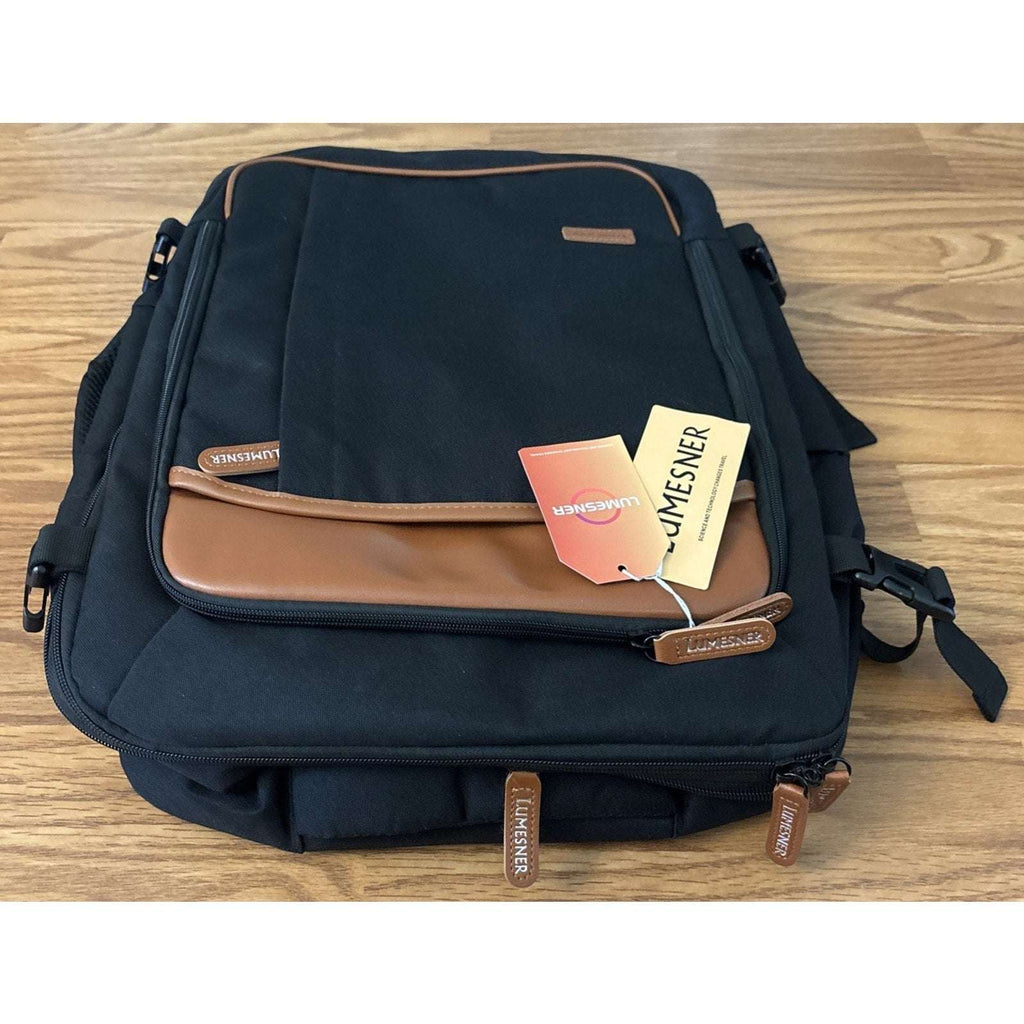 Lumesner Carry on Backpack Travel Set XL 40L TSA Flight Approved Bag w/ USB Port