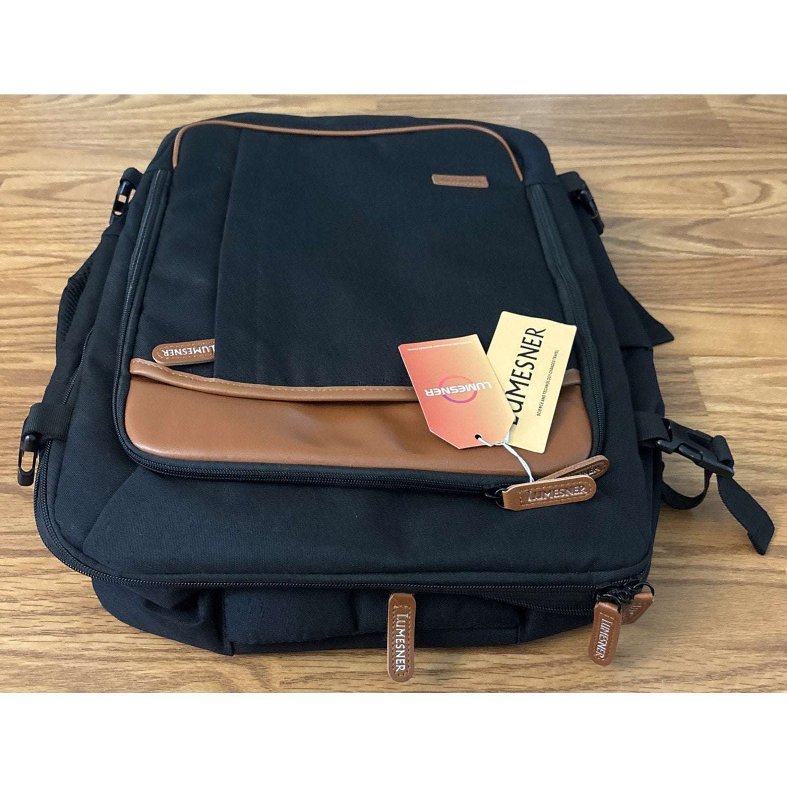 Lumesner Carry on Backpack Travel Set XL 40L TSA Flight Approved Bag w/ USB Port