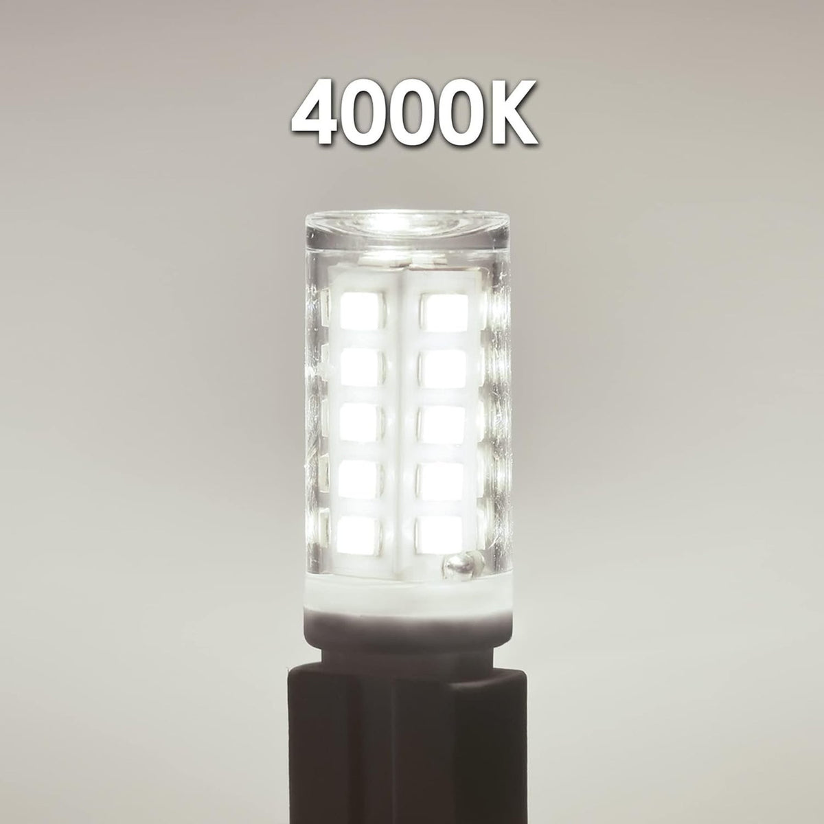 4W - 40W Equivalent T4 G9 Dimmable LED Light Bulb 4000K Natural Daylight 24-Pk