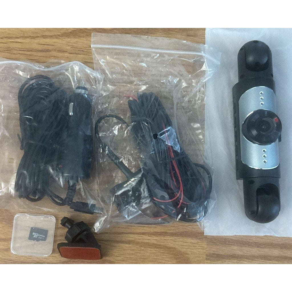 360° 4 Channel 1080P HD Car Dash Cam Front and Rear Inside Left Right + Camera