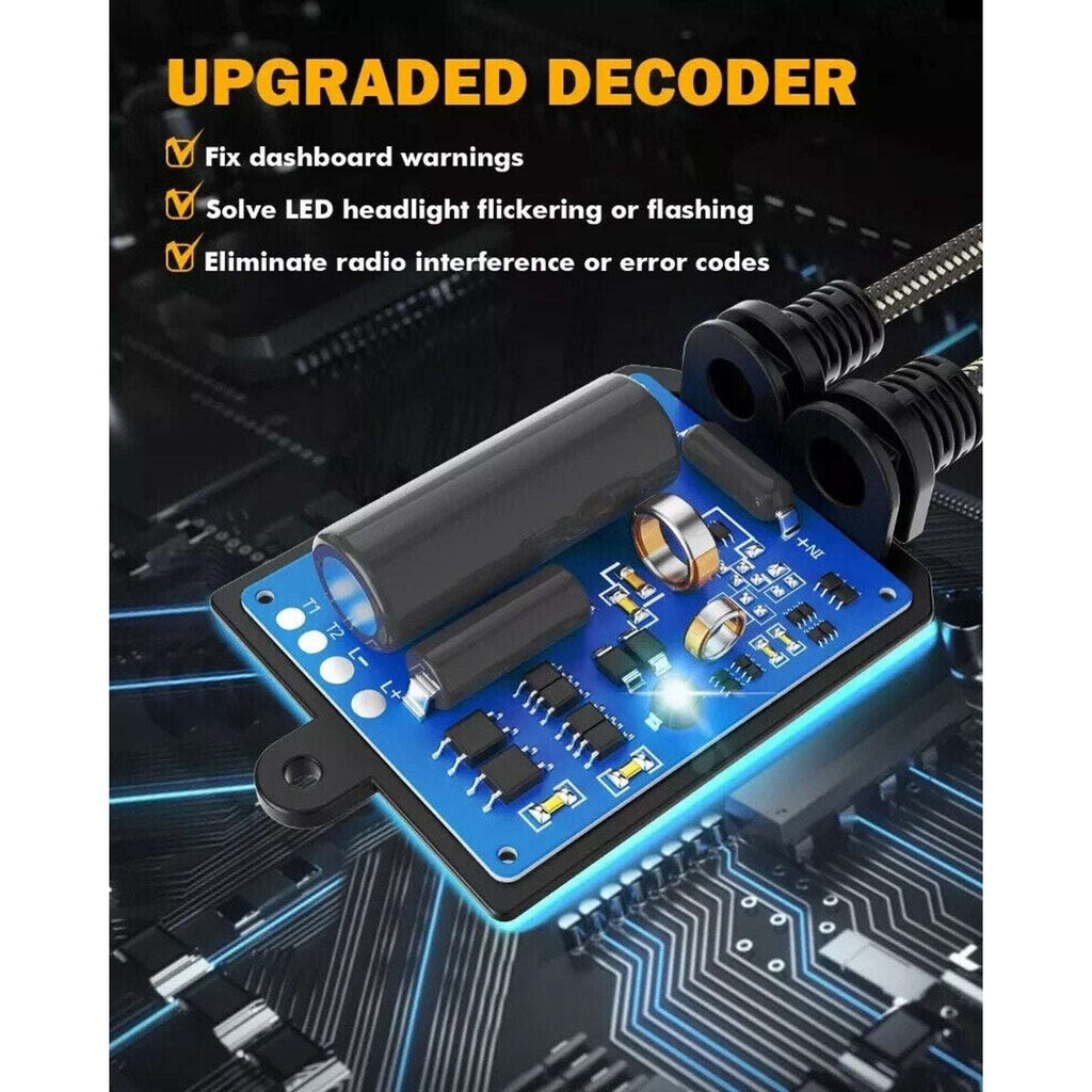 AUXBEAM H11 H9 H8 LED Headlight Decoder Canbus Error Free Anti Flicker GD002031