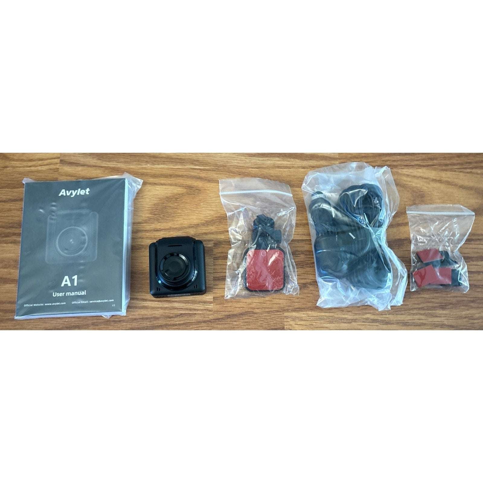 Avylet A1 Dash Cam WiFi 2K w/ APP, External GPS, WDR Night Vision, Loop Record +