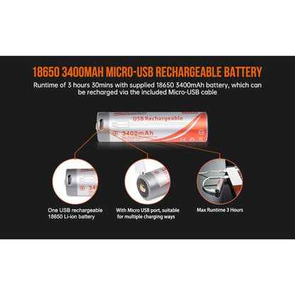 OrcaTorch D530-UV Scuba Diving Underwater Video & Photography UV Dive Light Kit