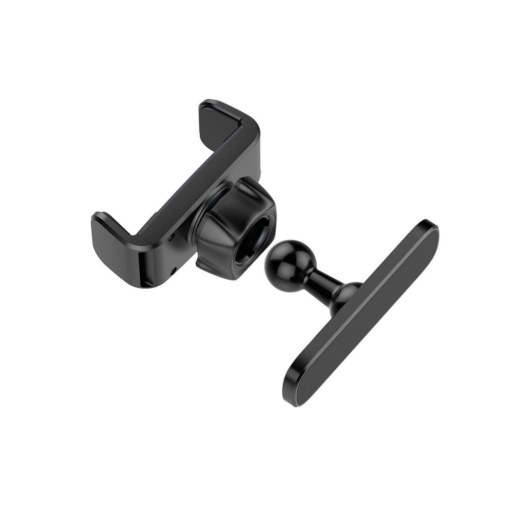 A2C Universal Magnetic Phone Holder Mount for Gym, Golf Cart, Streaming - Black