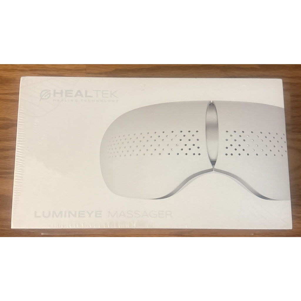 HealTek LuminEYE Massager w Compression, Heat & Bluetooth Music Migraine Relief