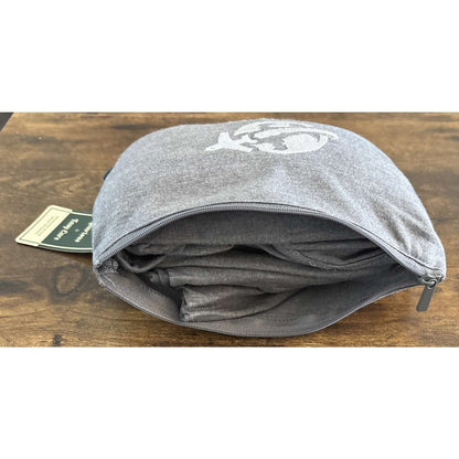 PAVILIA Compact Travel Blanket Pillow Set Airplane Roadtrip Car Flight Plane+