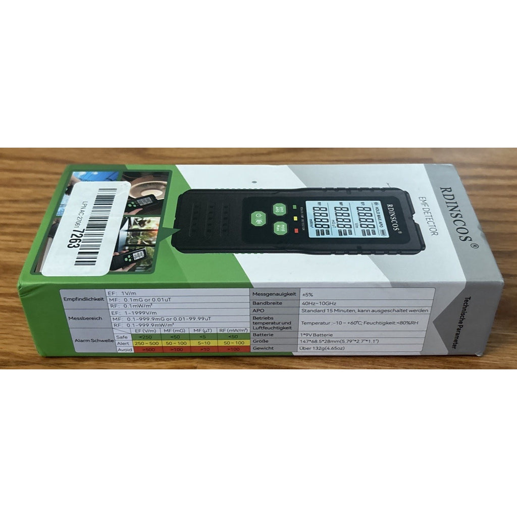 RD630 EMF Detector Meter RF MF EF Electromagnetic Radiation Tester Handheld