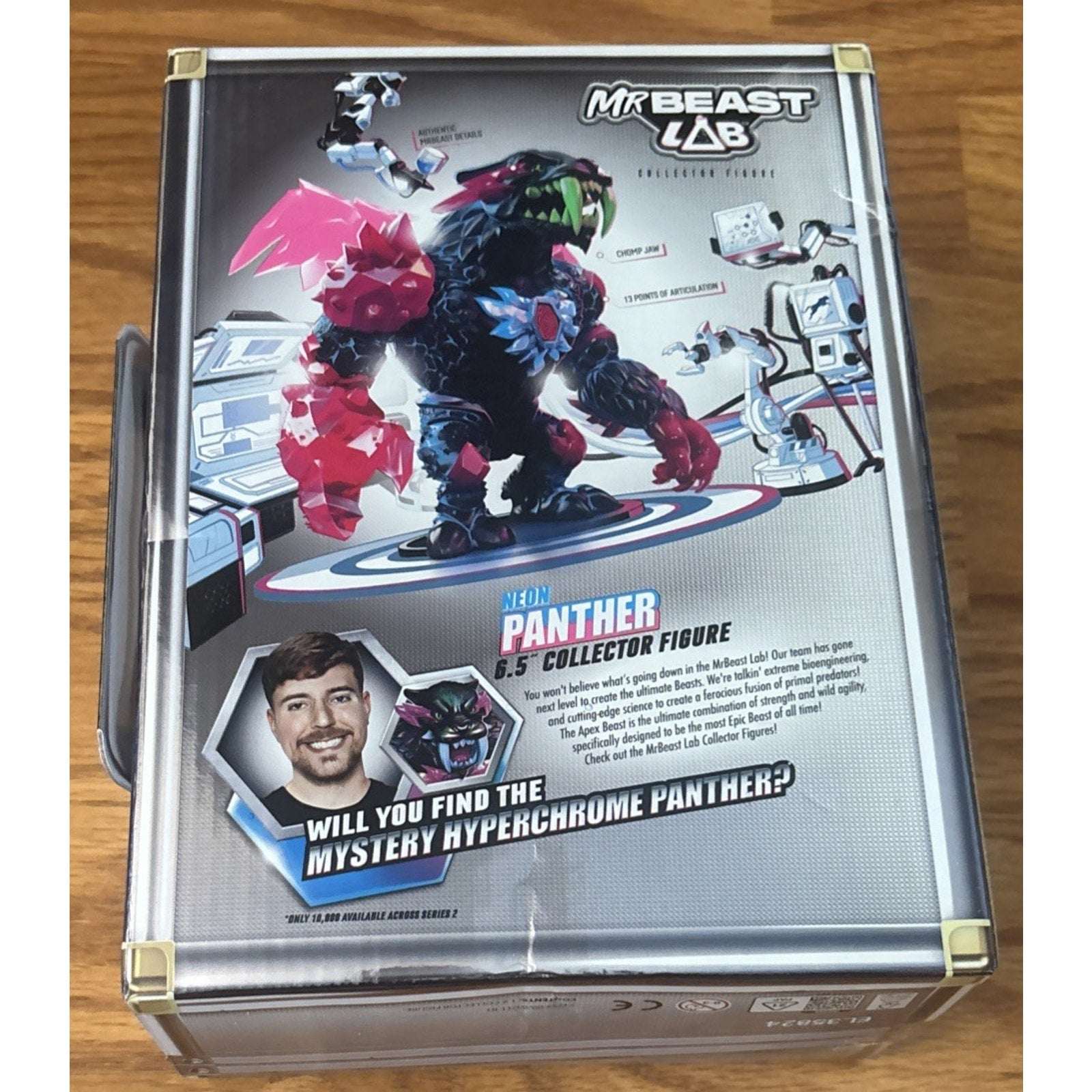 MrBeast Mr Beast Lab 6.5" Neon PANTHER COLLECTOR FIGURE NEW!