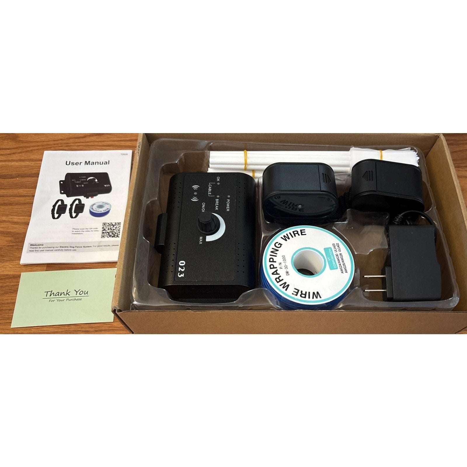 2 Dog Wireless Electric In-Ground Fence Containment System Shock Training Collar