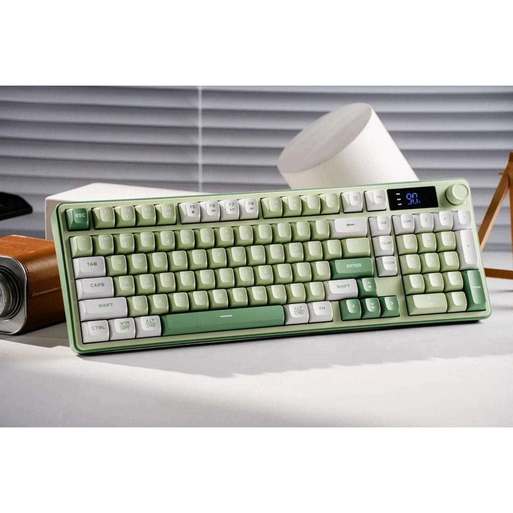 Womier DK98Pro 96% Wireless Tri-Mode RGB Smart Membrane Keyboard MultiMedia Knob