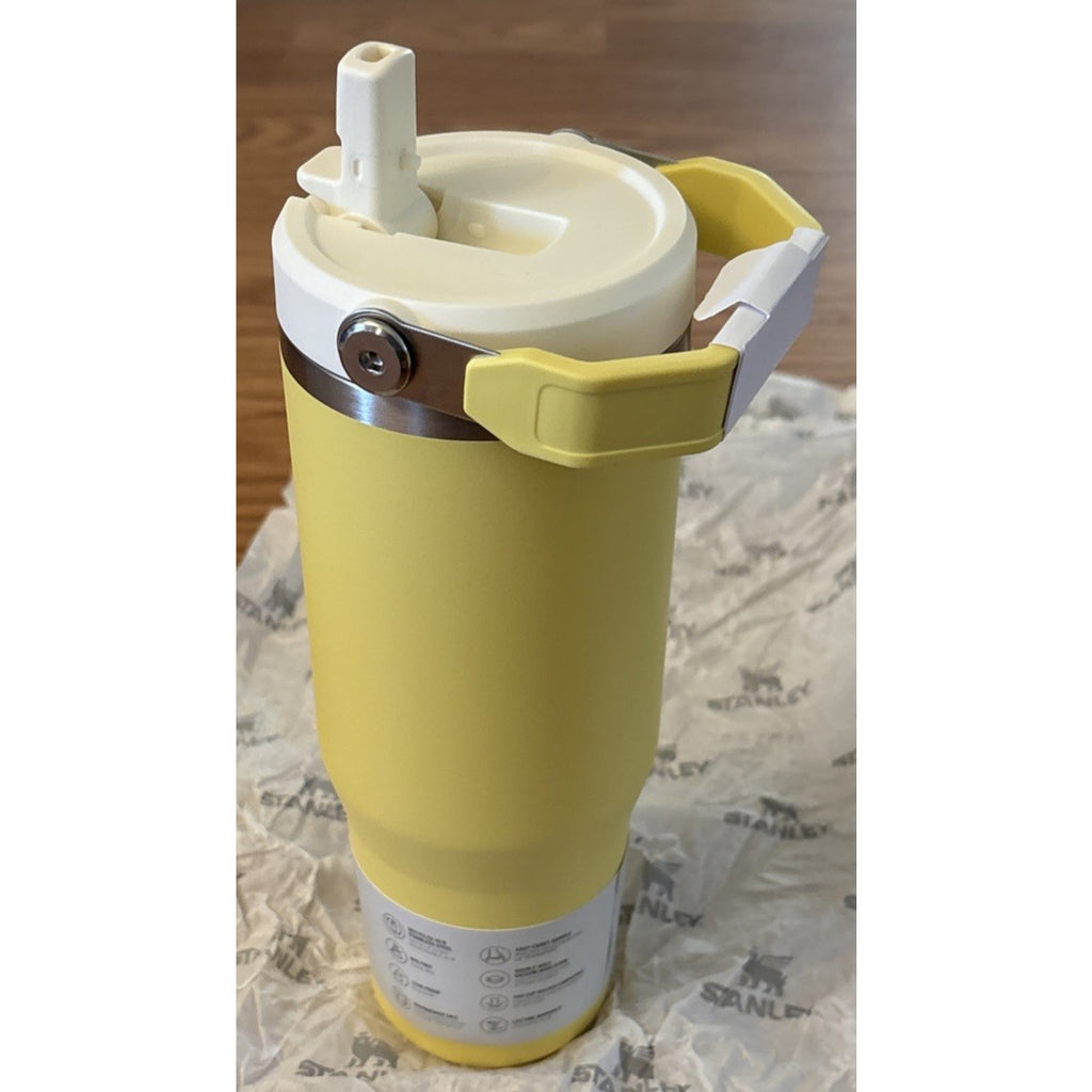 Stanley ICEFLOW 2.0 Flip Straw Tumbler 30oz Daffodil Stainless Steel Insulated