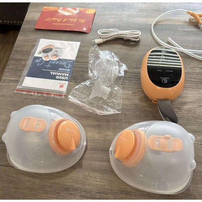 Double Electric Wearable Breast Pump Hands Free 3 Modes & 9 Levels - Horigen D6