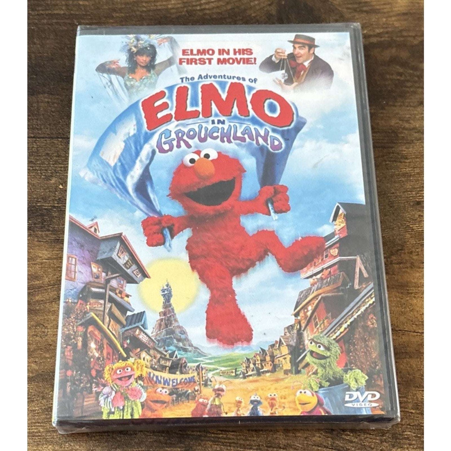 SESAME STREET ADVENTURES OF ELMO IN GROUCHLAND (DVD, 1999) NEW