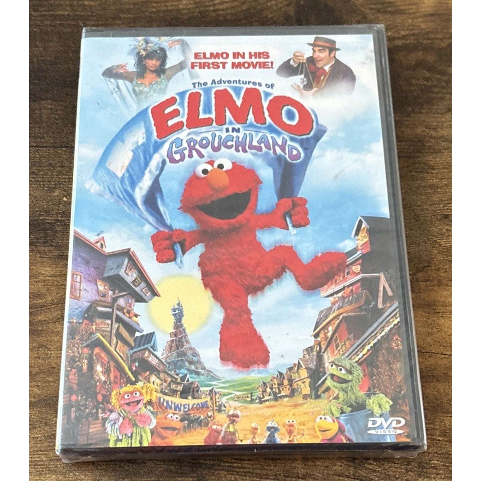 SESAME STREET ADVENTURES OF ELMO IN GROUCHLAND (DVD, 1999) NEW