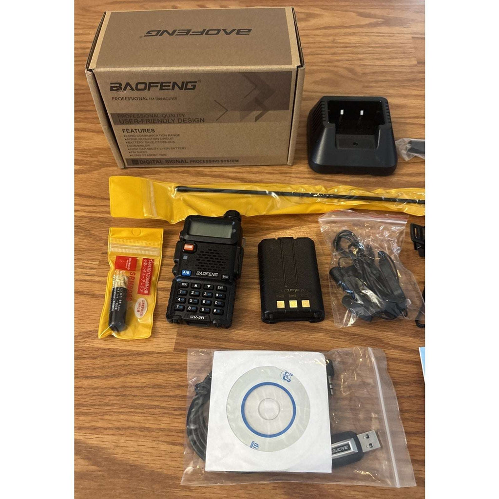BAOFENG UV-5R 8W Long Range Dual Band NOAA Weather Two-Way Ham Radio VHF UHF FM