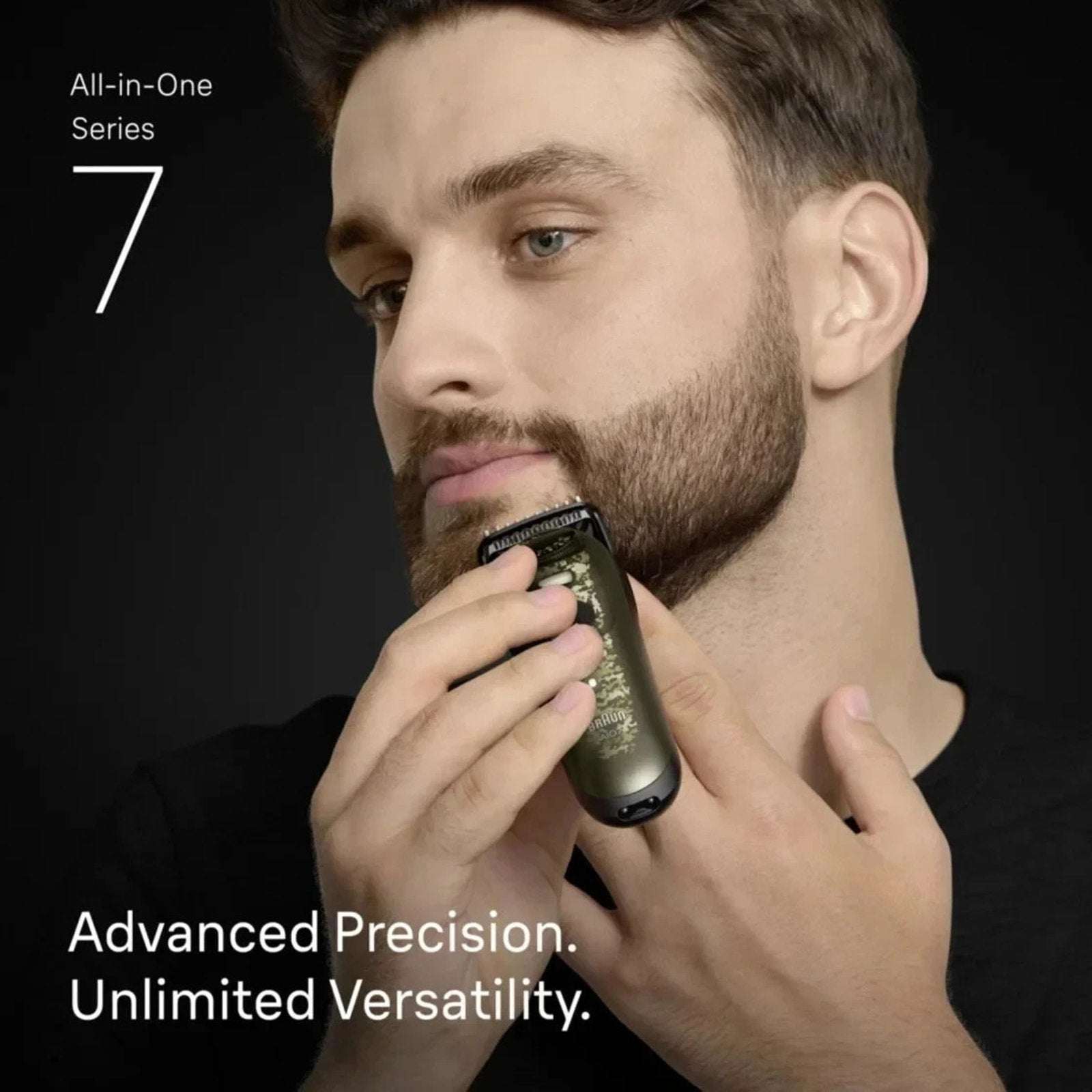 Braun AIO7550 All-in One Series 7 Waterproof Trimmer Kit Camo Edition - NEW OB