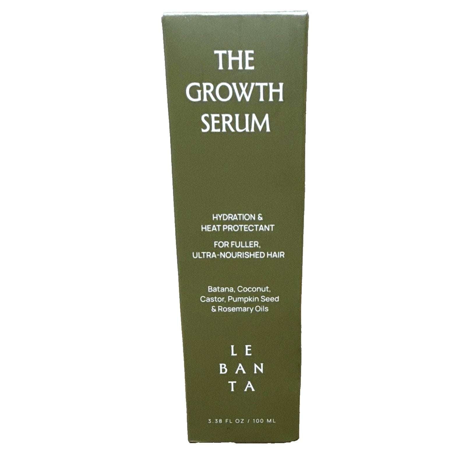 LEBANTA Growth Serum Hydration & Heat Protectant Batana Coconut Caster Rosemary