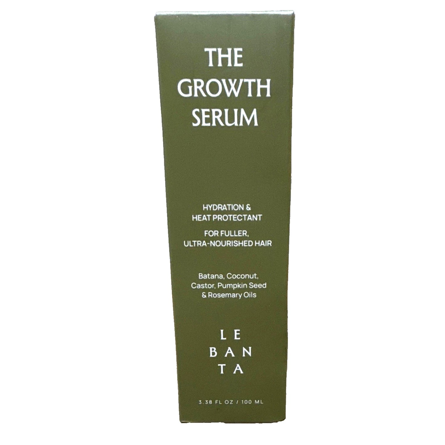 LEBANTA Growth Serum Hydration & Heat Protectant Batana Coconut Caster Rosemary