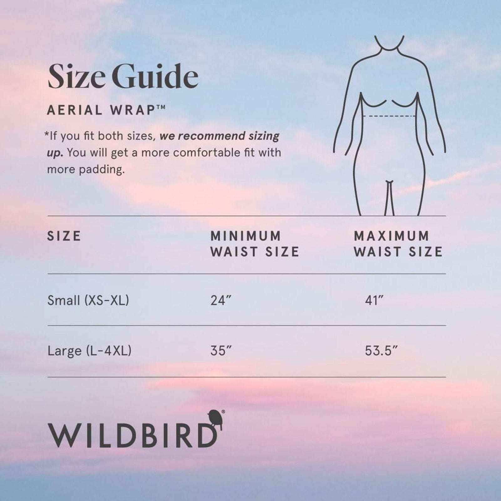 Wildbird Aerial Buckle Wrap Color - Sparrow Standard XS-XL Newborn Baby Carrier