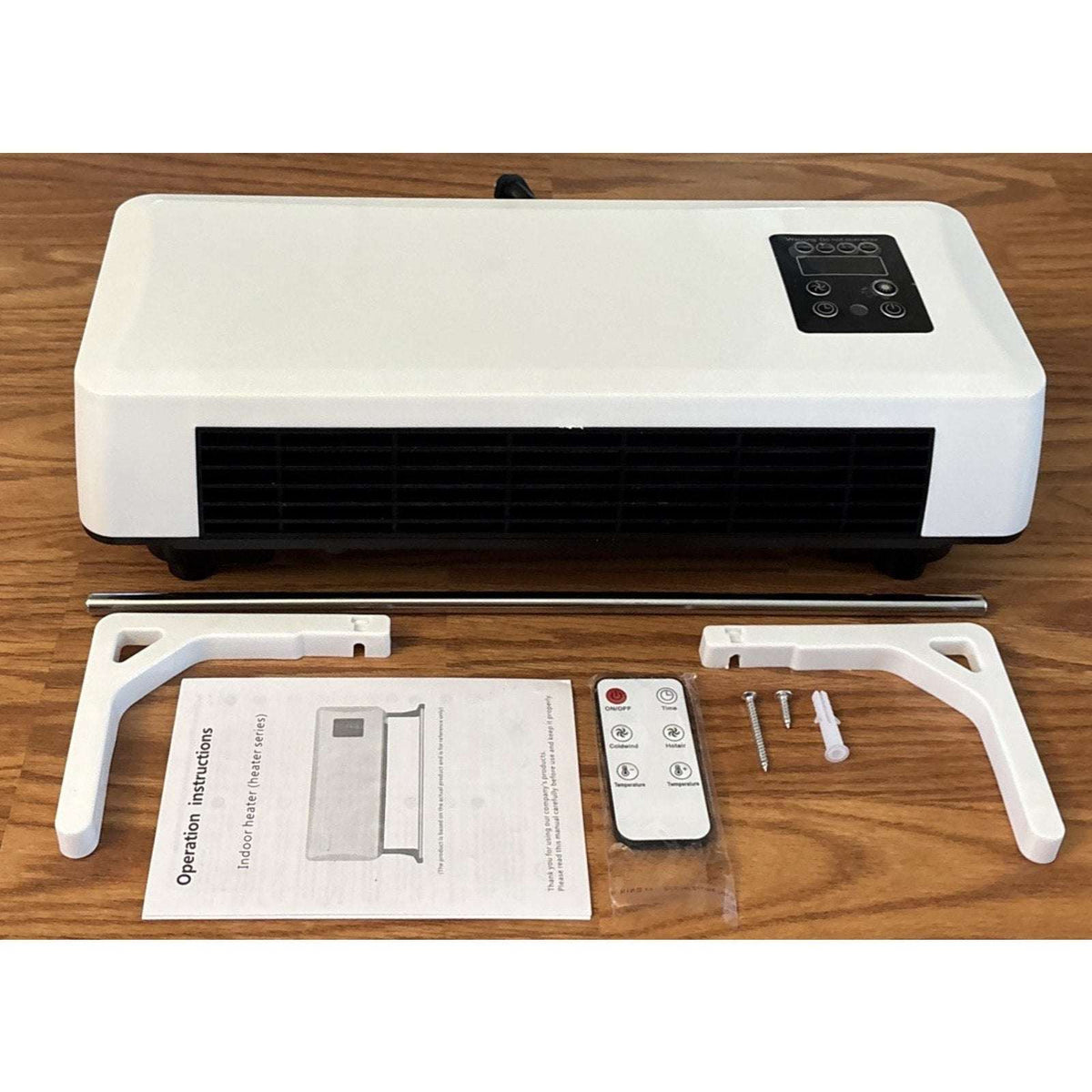 Wall Mounted Mobile Air Conditioning AC Unit & Heater Digital Display w/ Remote