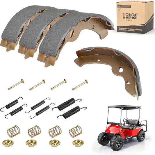 10L0L Golf Cart Brake Shoes Yamaha G14-G19 EZGO TXT RXV Medalist 70795G01 READ!
