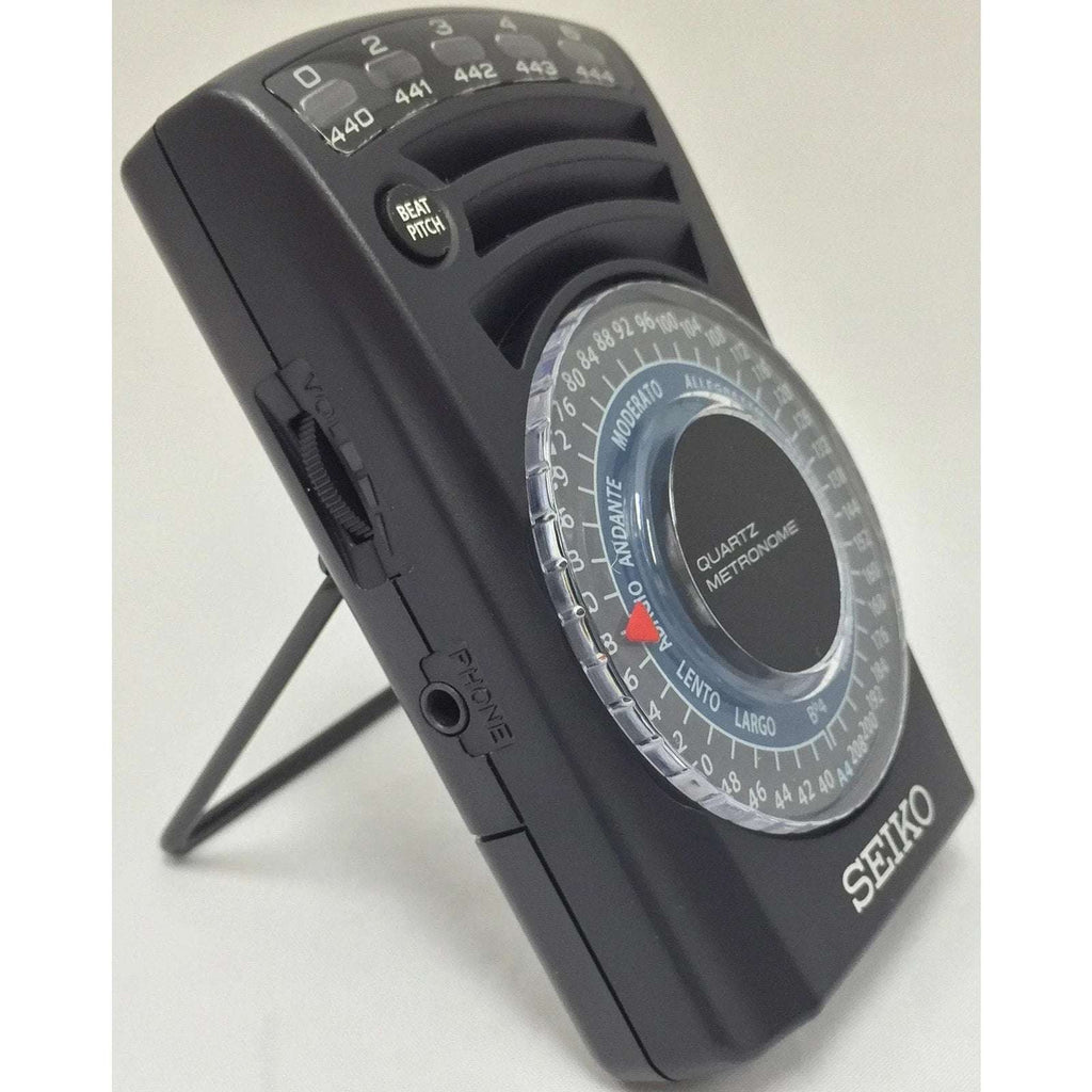 SEIKO ‎SQ60 Quartz Metronome Black Acoustic Sound Dial Type Audio Equipment