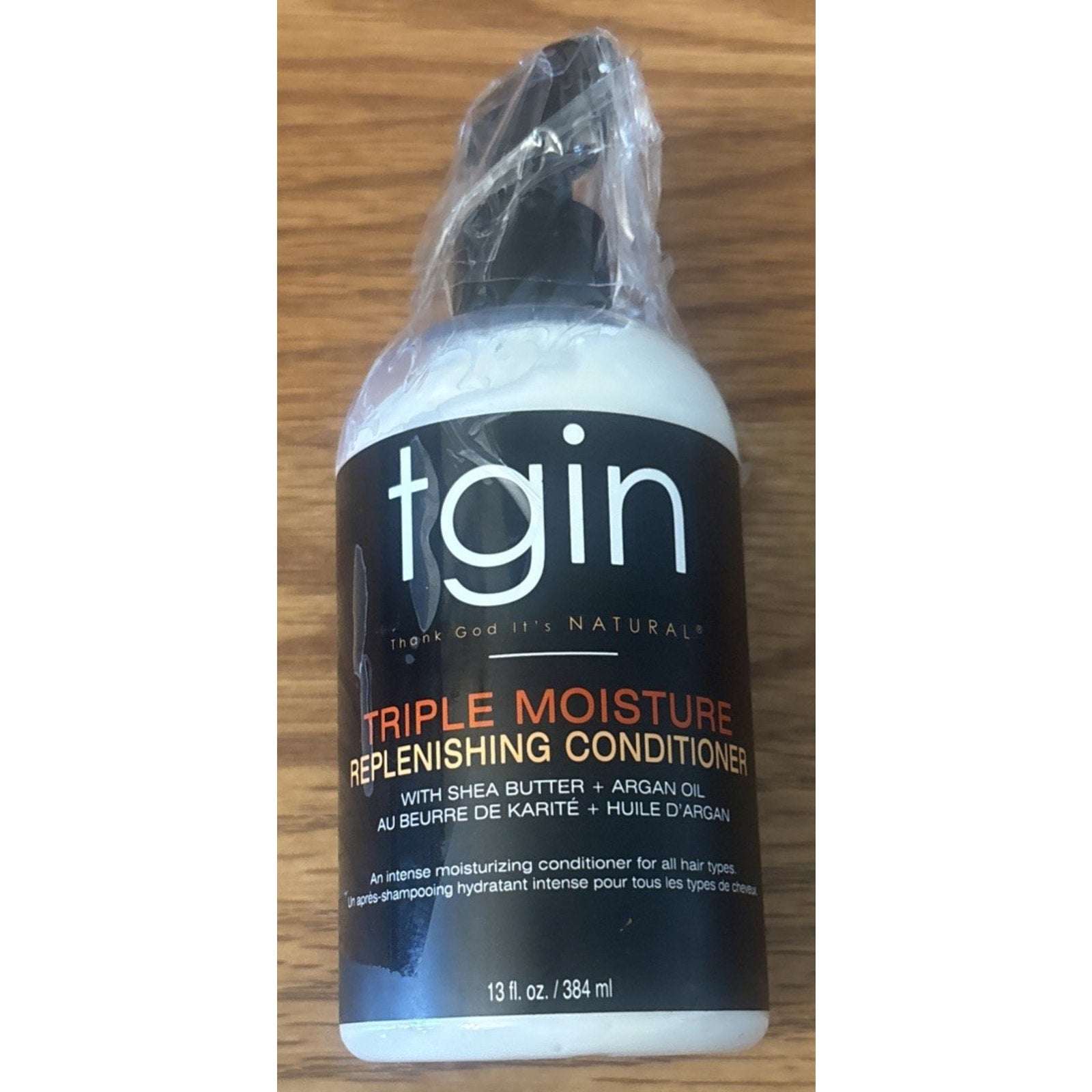 tgin Triple Moisture Replenishing Conditioner w/ Shea Butter & Argan Oil 13floz