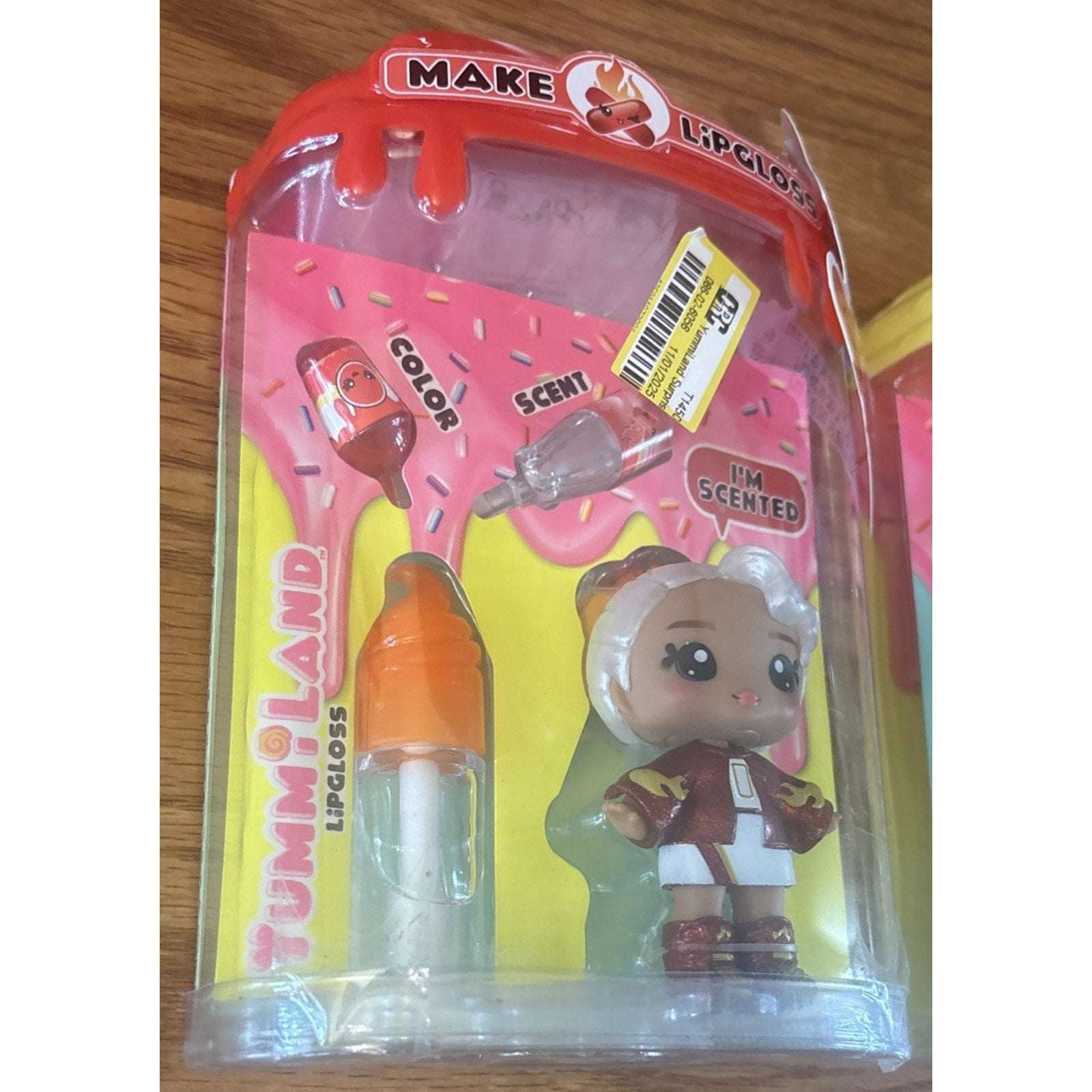 Lot Of 2 YummiLand Doll with DIY Lip Gloss Kit Amber Cinnamon & Nia Candy Fluff