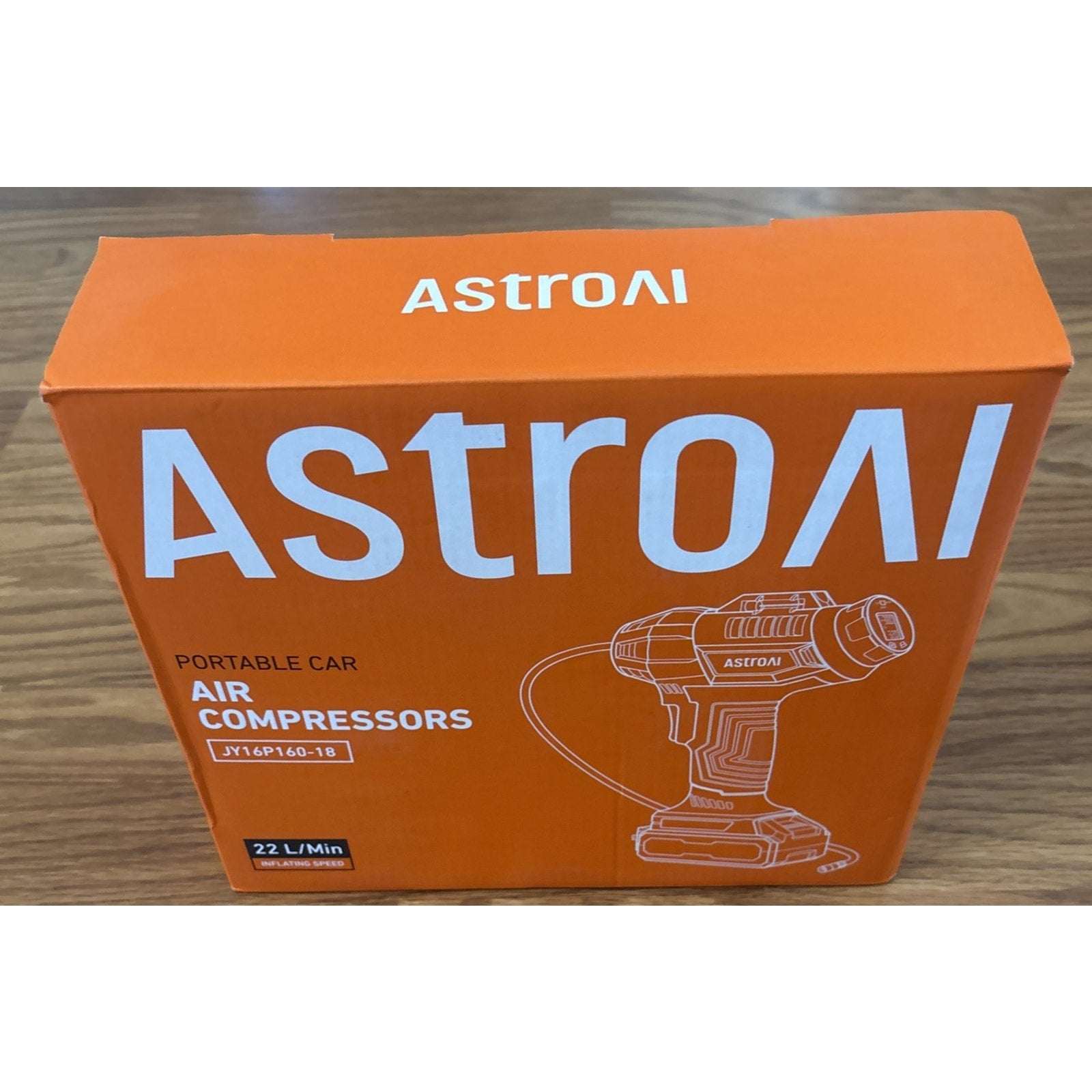 AstroAI Tire Inflator Cordless Air Compressor 160PSI w 12V/20V Dual Power Supply