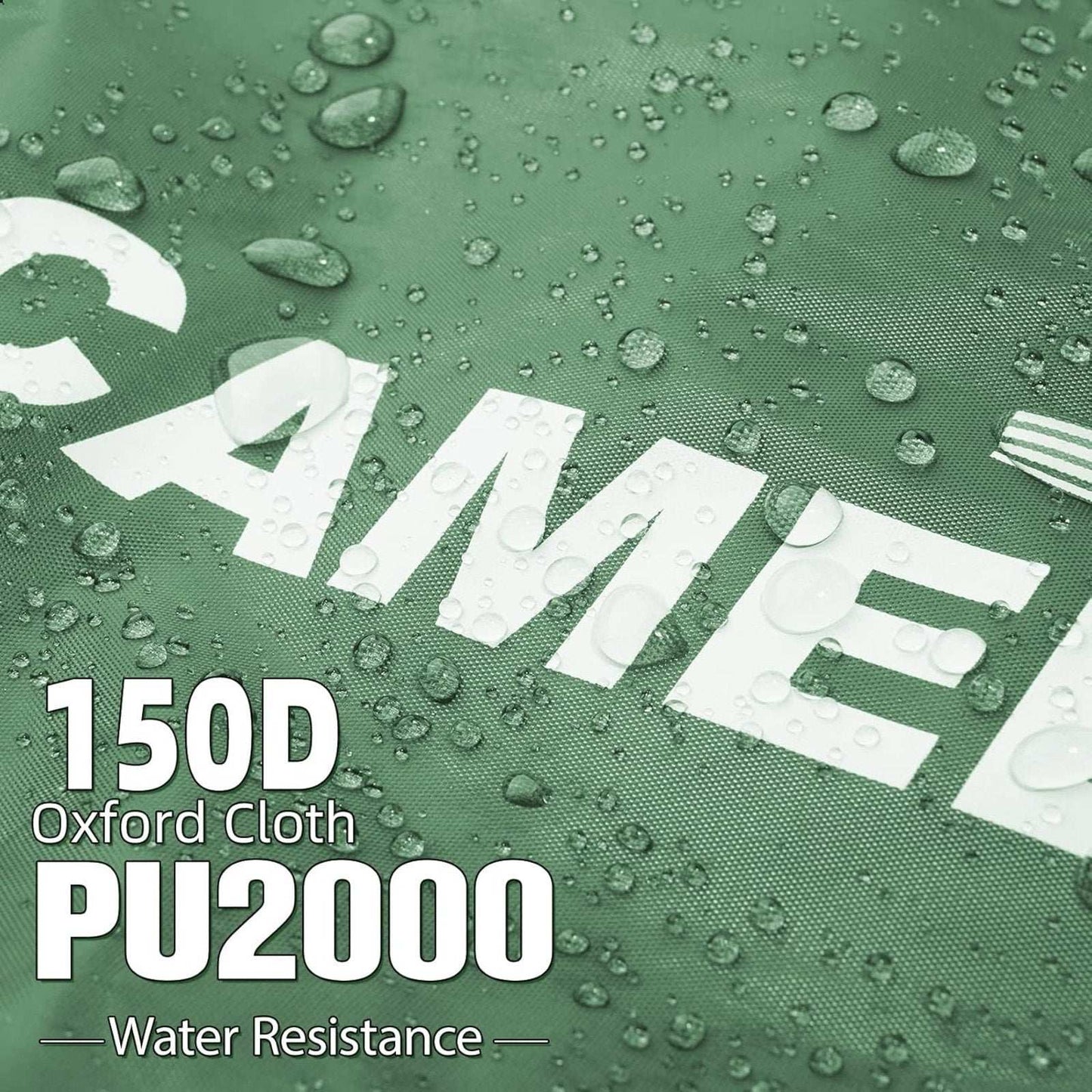 CAMEL CROWN Camping Tent Green/Grey 2 Person Waterproof Lightweight Quick Setup