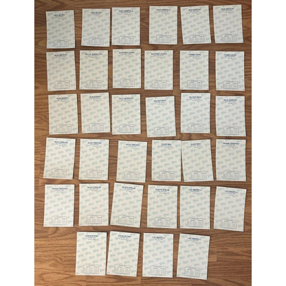 Lot Of 34 1981 Topps Baseball GIANT PHOTO CARDS Home Team NY Yankees / Mets